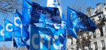 Les numéros un de la CGT et CFTC dans la rue le 10 octobre