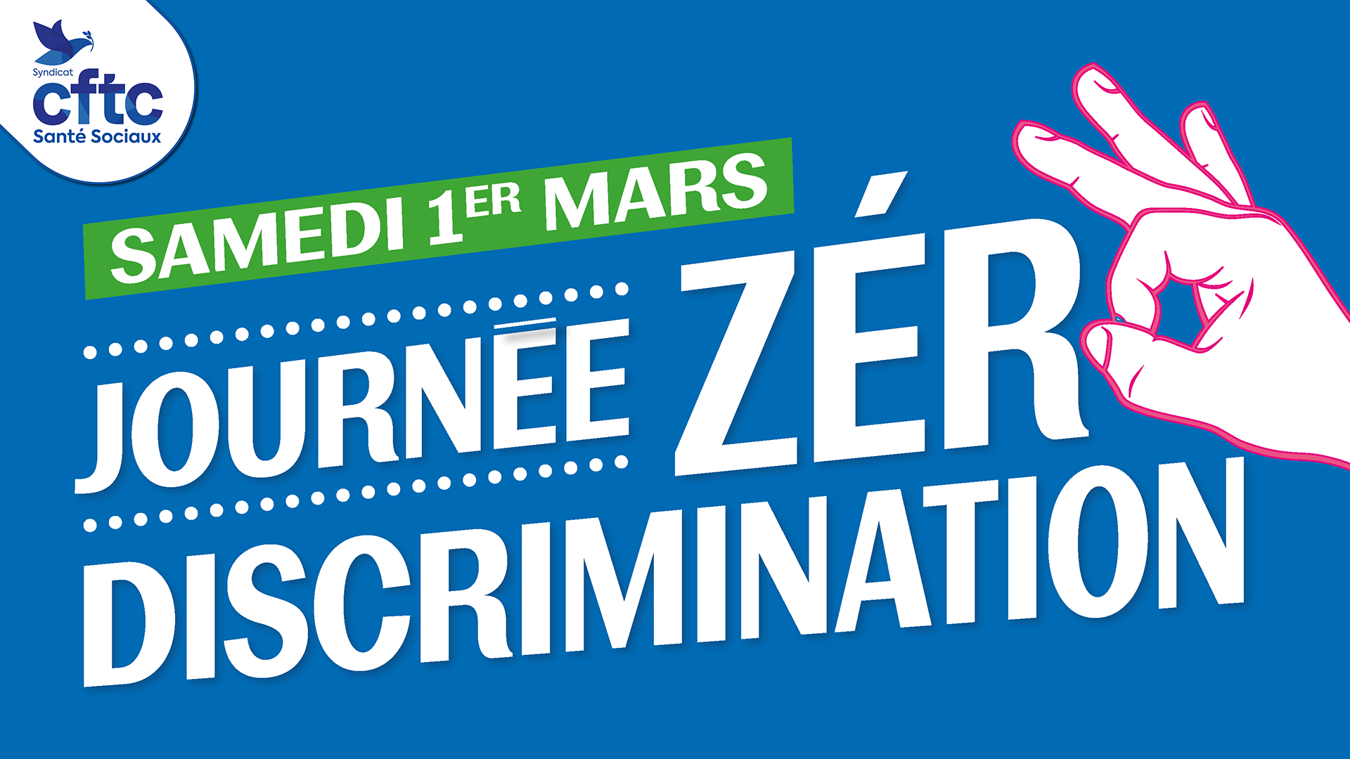 1er mars : Journée Zéro Discrimination, la Fédération engagée pour l’égalité